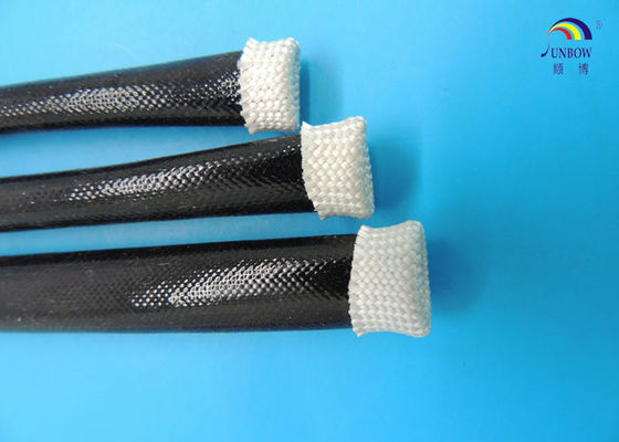 中国 適用範囲が広い絶縁材の拡張できる編みこみのスリーブを付ける黒い自己消灯 サプライヤー