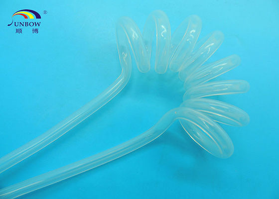 中国 Fluoroplastic の螺線形 PFA の管、単一性 PFA の巻上げの管のためのプラスチック耐熱性管 サプライヤー